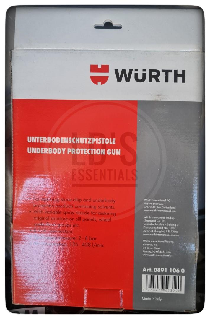 WURTH UNDERBODY PROTECTION GUN With variable spraying nozzle