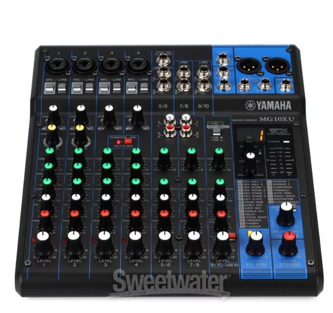 Yamaha MG10XU 10-channel Mixer with USB and FX, Audio, Other Audio ...