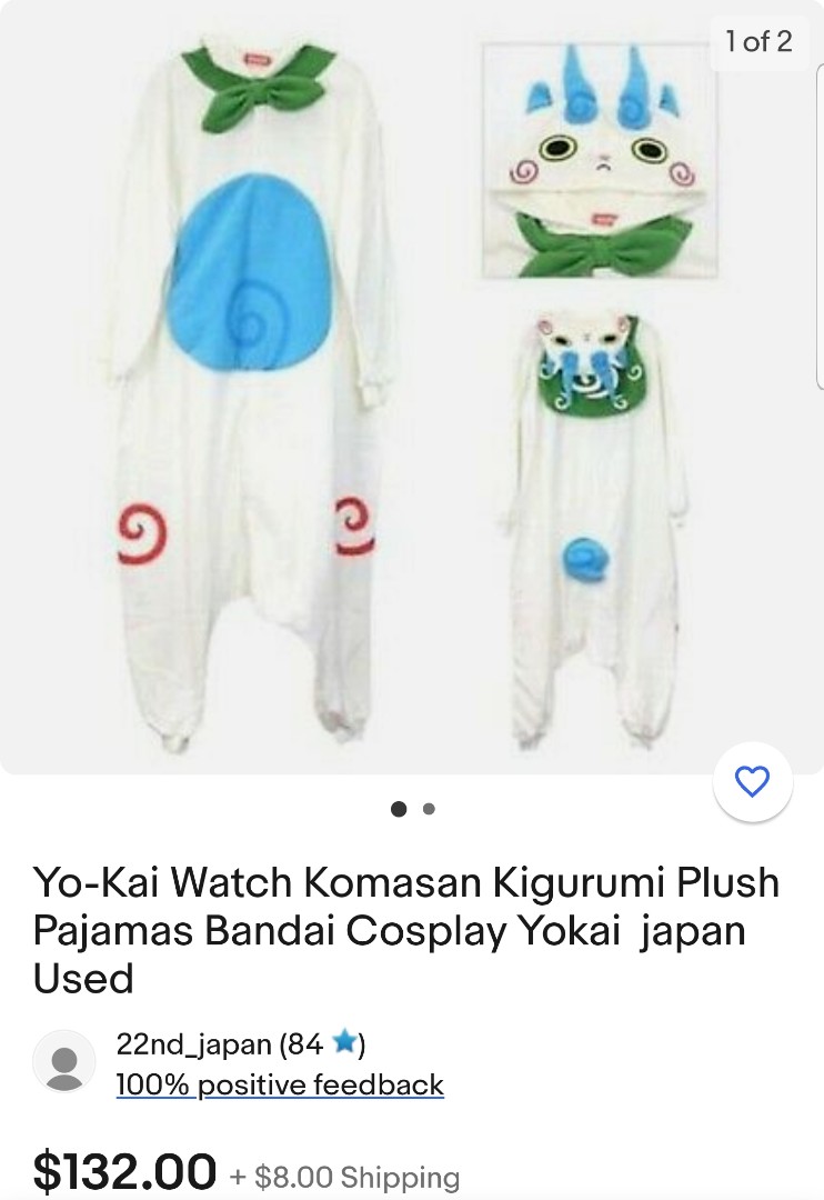 Yo kai watch on sale pajamas