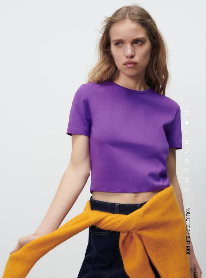 Zara Croptop, Women's Fashion, Tops, Shirts on Carousell