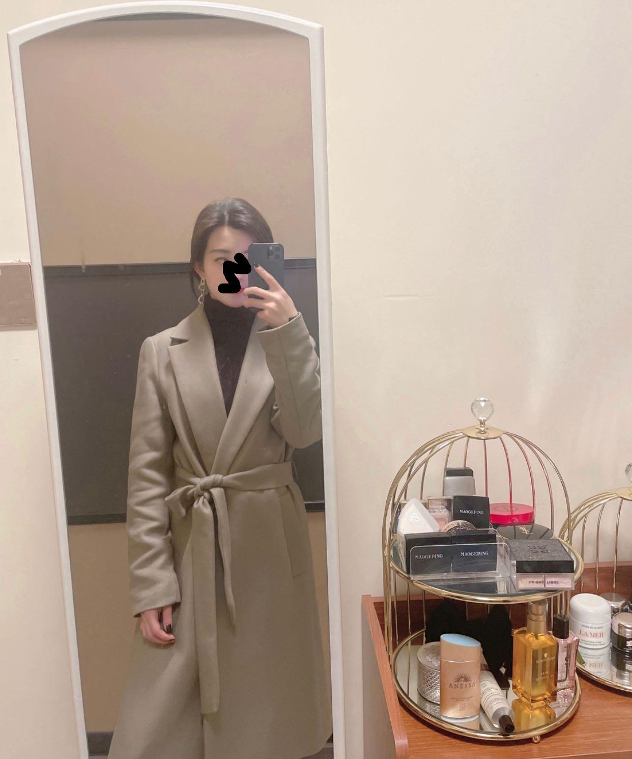 Zara wrap coat sale