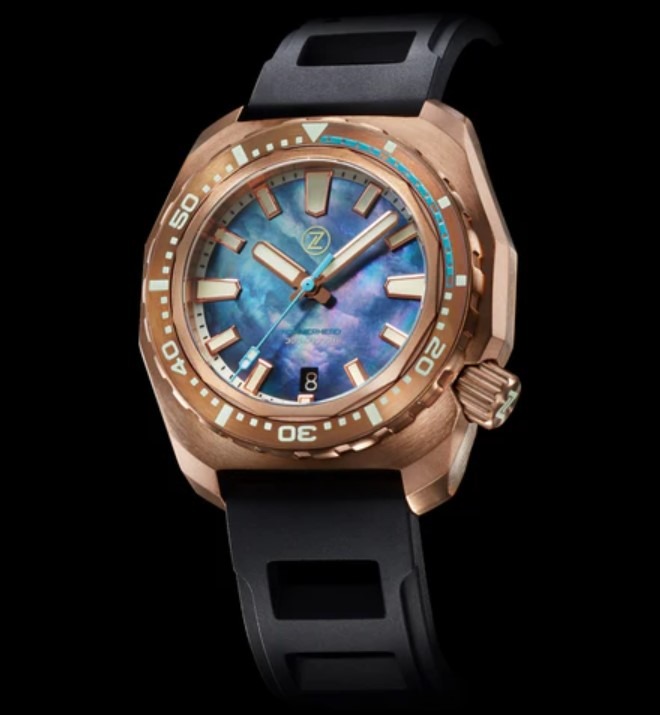 Zelos Hammerhead V3 Bronze Mother of Pearl (MOP), Men's Fashion