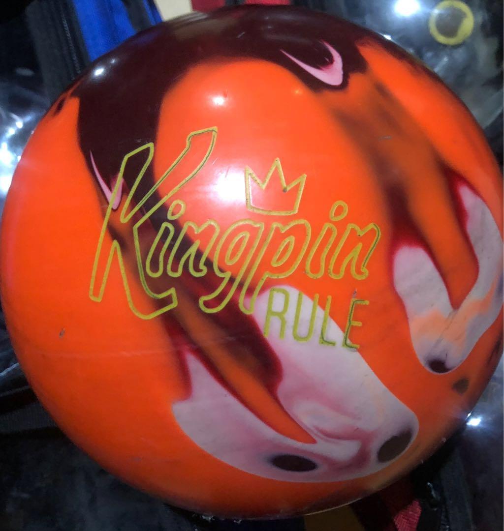 15lbs Brunswick Kingpin Rule Bowling Ball, Sports Equipment, Sports