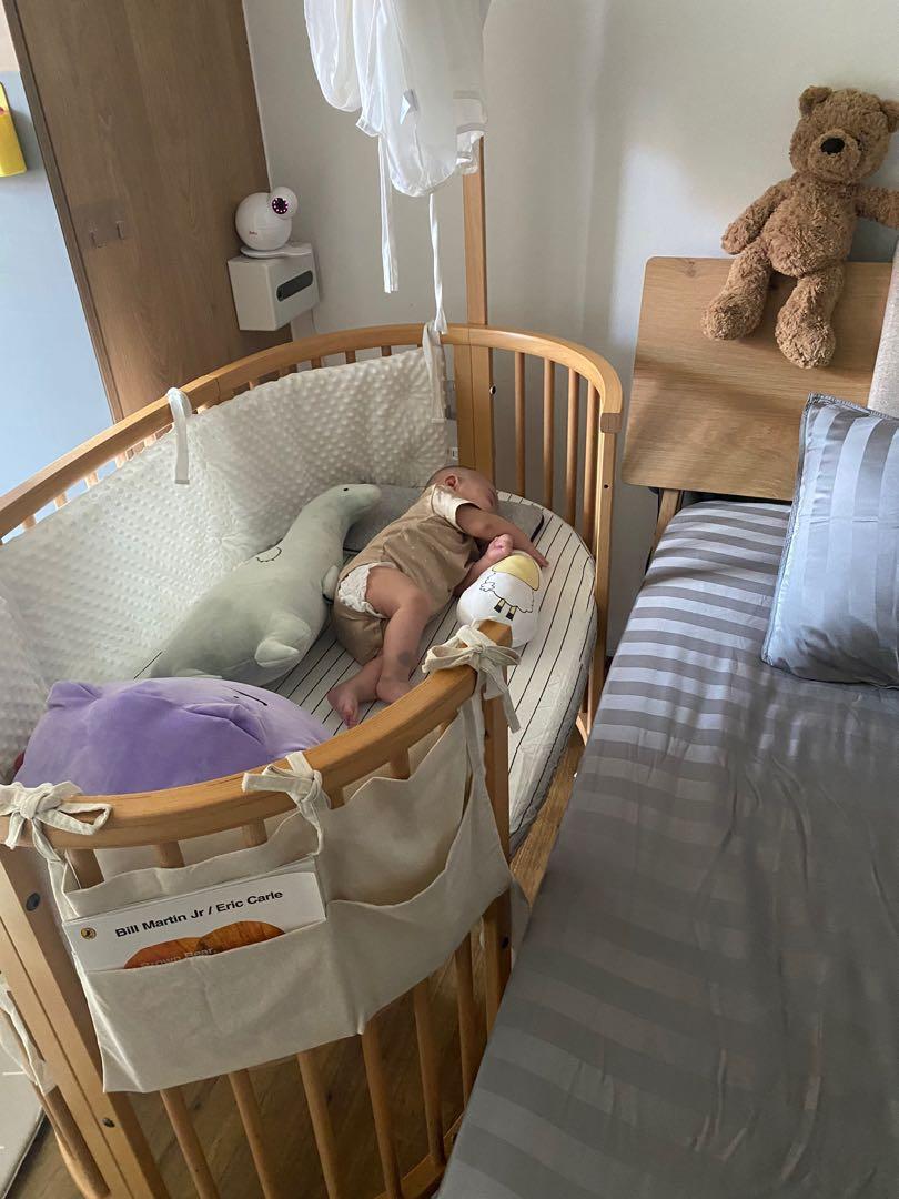 Stokke bedside new arrivals crib