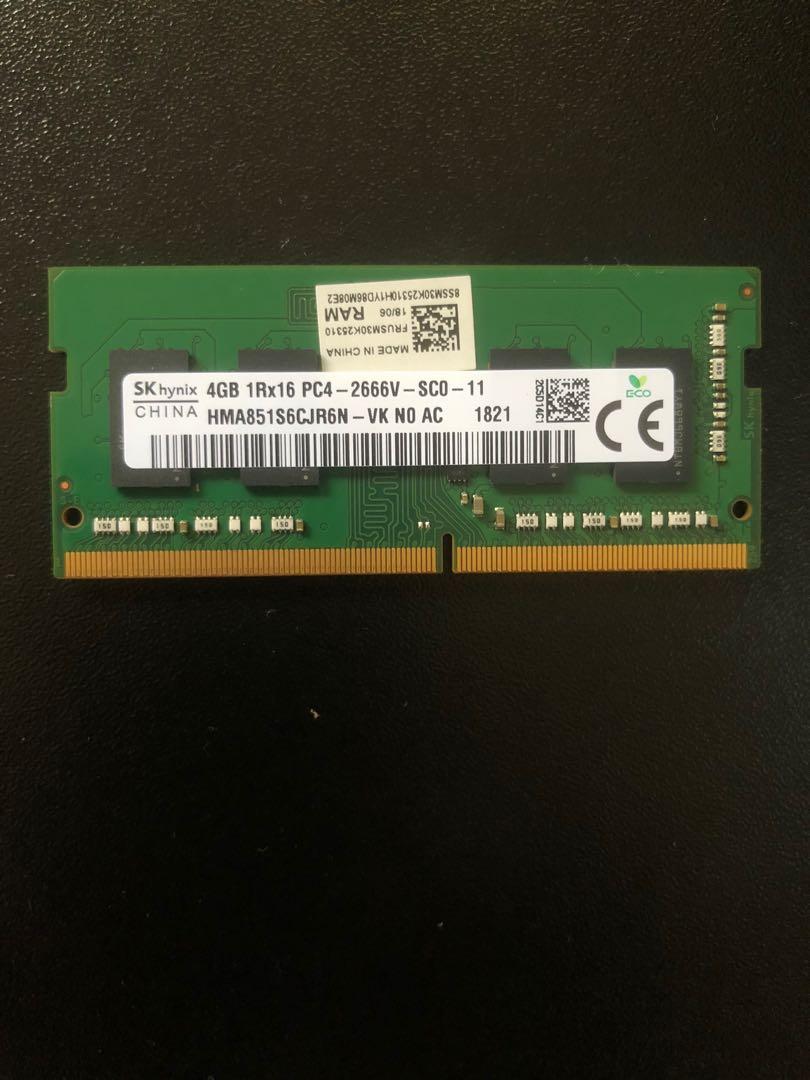 4GB DDR4 2400Mhz LAPTOP MEMORY RAM