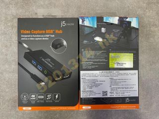 【Brand New Item In Stock at Store】 j5create Video Capture USB-C Hub (DI-JVA01)64163657757058110