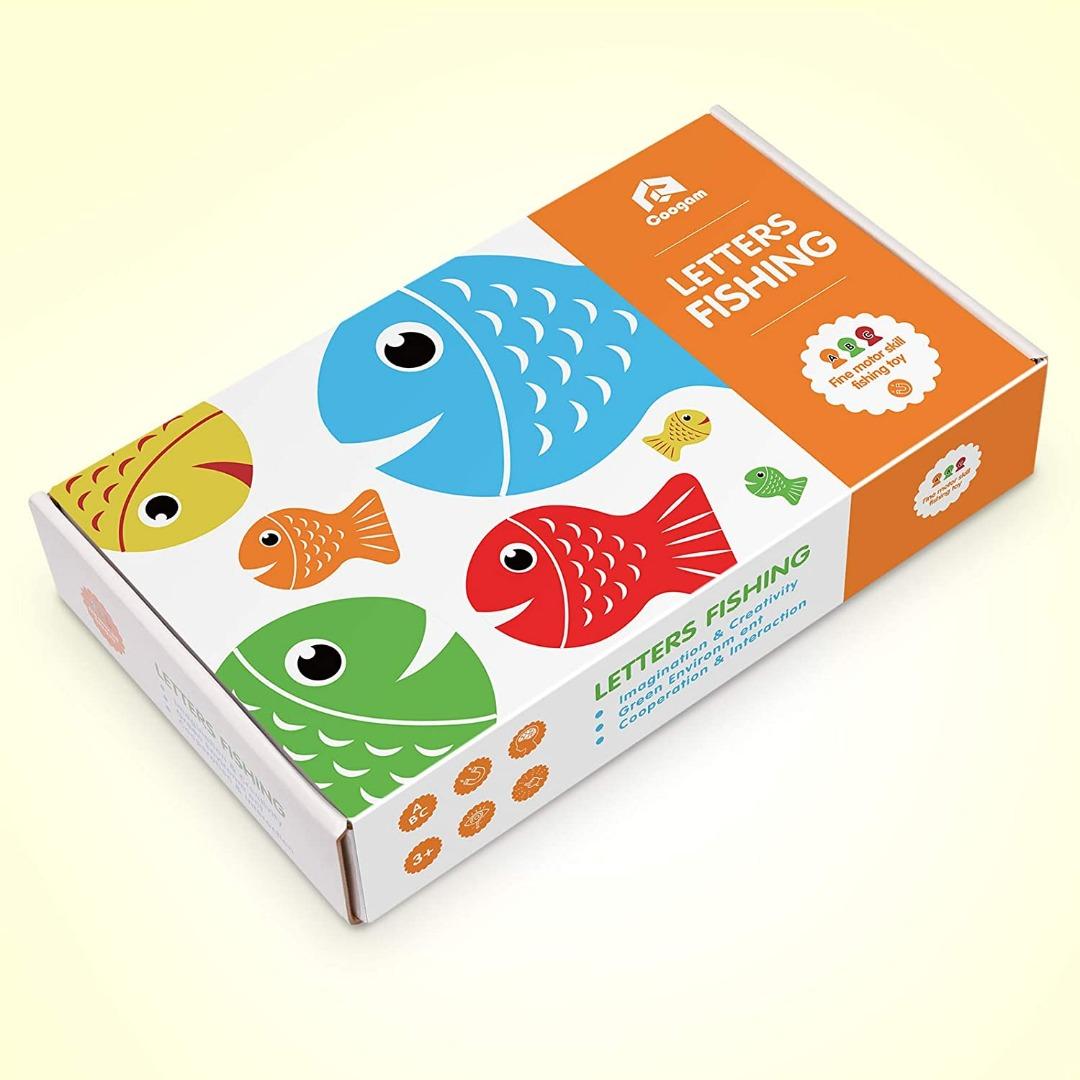 free delivery << Coogam Wooden Magnetic Fishing Game, Fine Motor