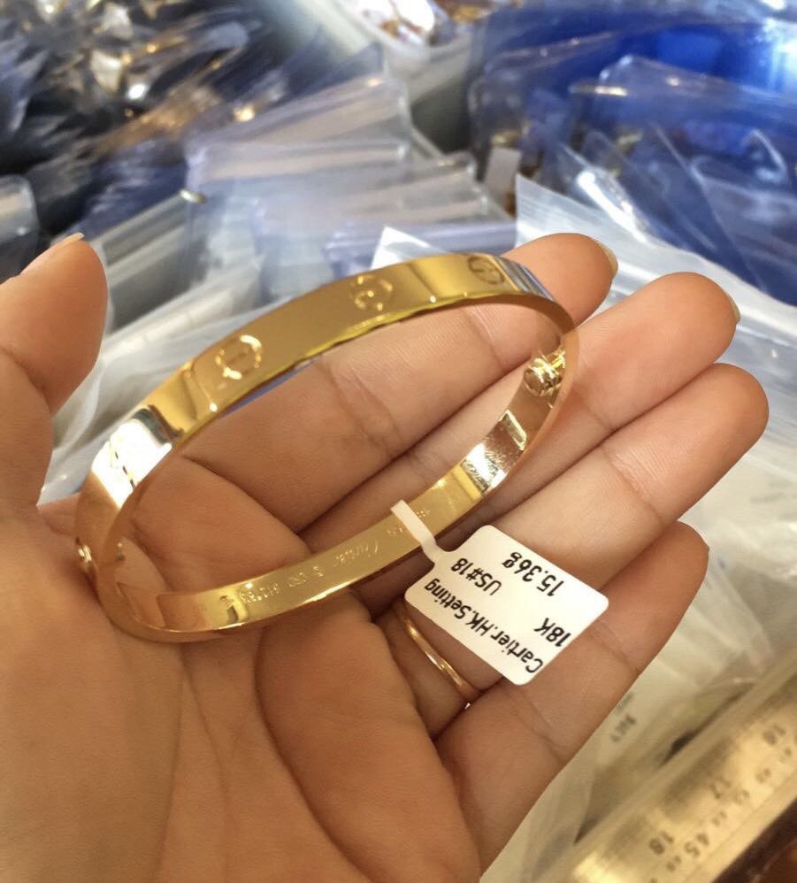 HK SETTING Cartier Love Bangle Women s Fashion Jewelry