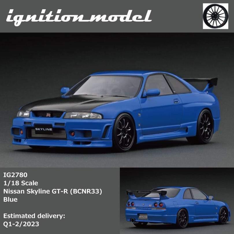 預訂pre-order Ignition model 1:18 Resin 樹脂Nissan R33 Supra Hiace