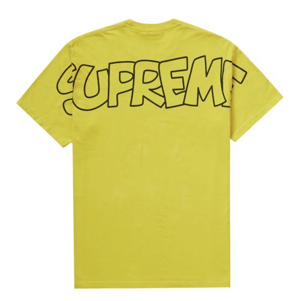 全新Supreme Smurfs Tee size M, 男裝, 上身及套裝, T-shirt、恤衫、有