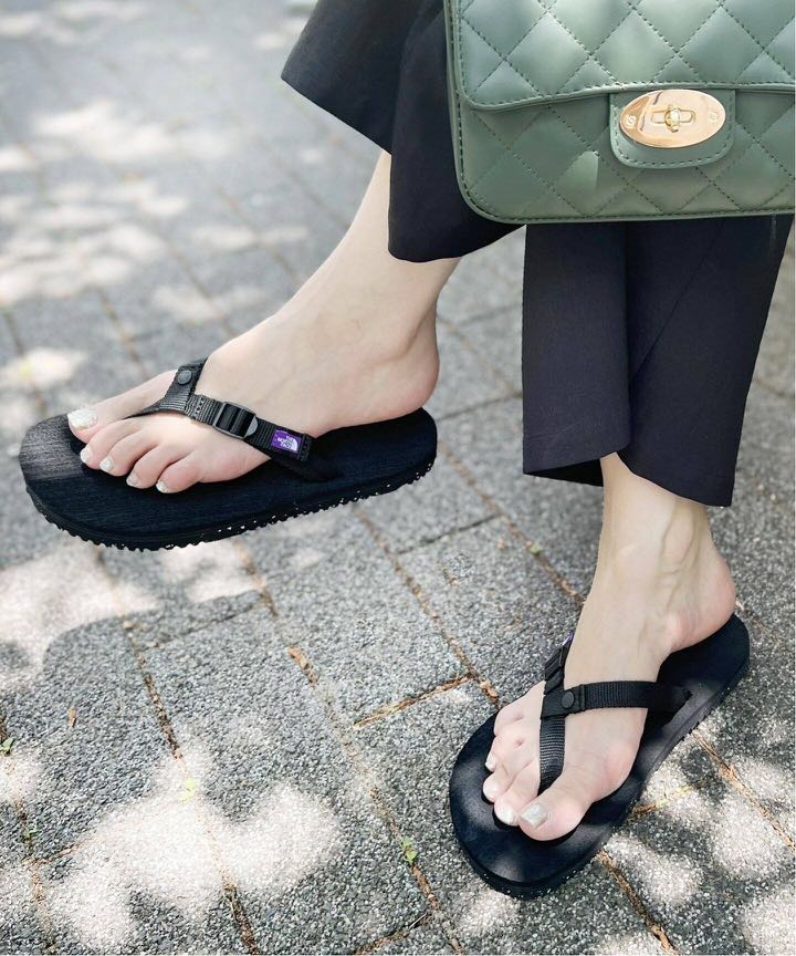 靴 THE NORTH FACE PURPLE LABEL Knit Sandal THE NORTH FACE PURPLE LABEL Knit Leather Sandals | Hypebeast