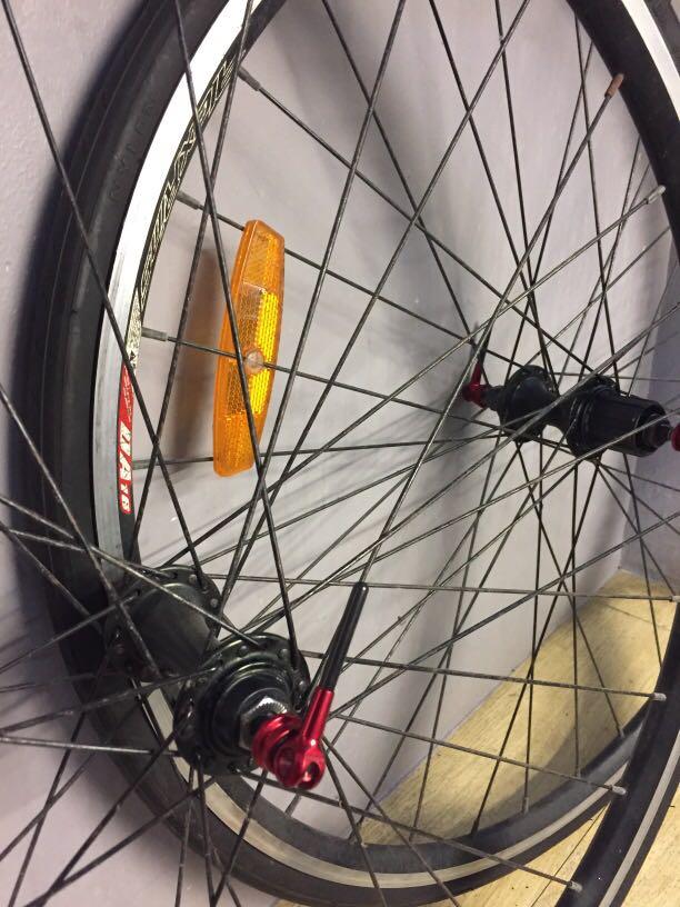 Alex Rims DA16 Road Wheelset, Sports Equipment, Bicycles & Parts ...