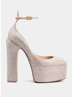 Ankle-Strap Platform Pumps