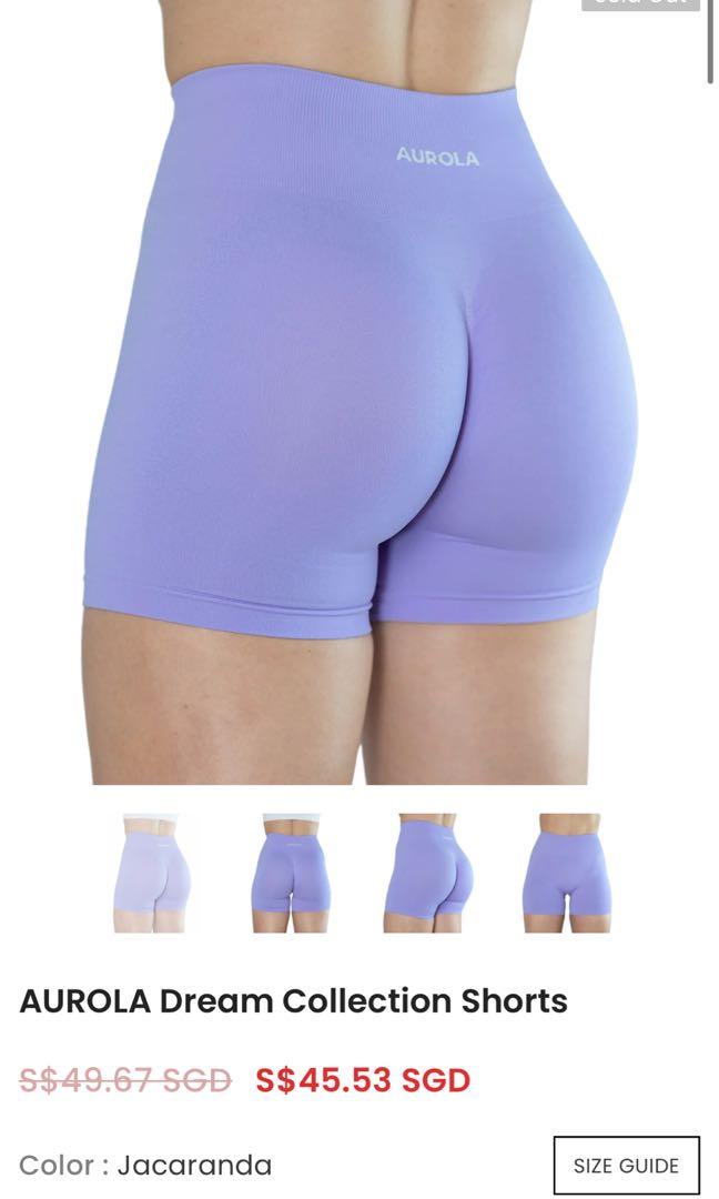 AUROLA dream collection shorts (JACARANDA), Women's Fashion, Activewear on  Carousell