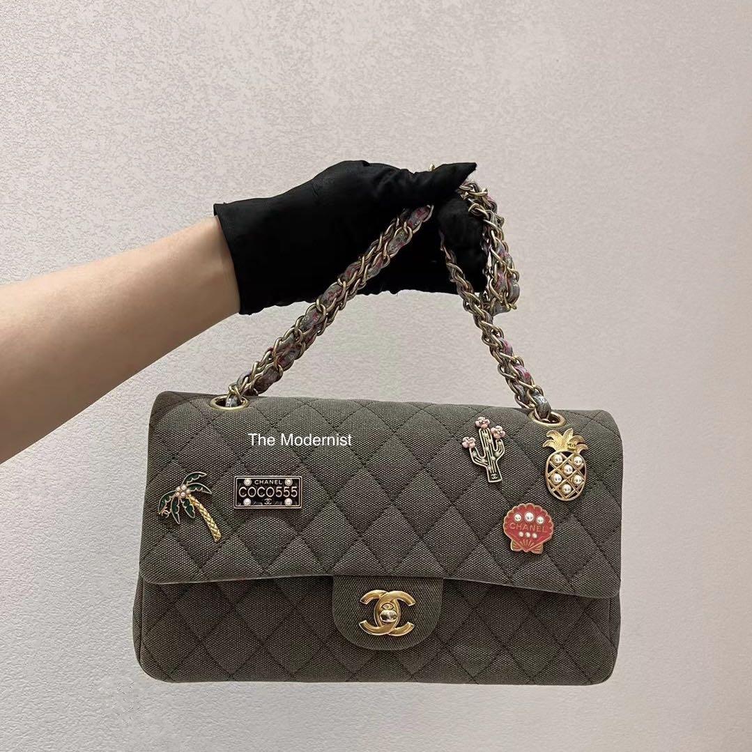 Authentic Chanel Coco Cuba Charms Medium Flap Bag, Luxury, Bags & Wallets  on Carousell
