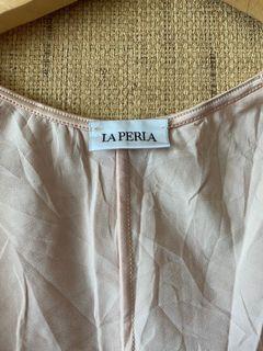 Authentic la perla slip on dress with robe