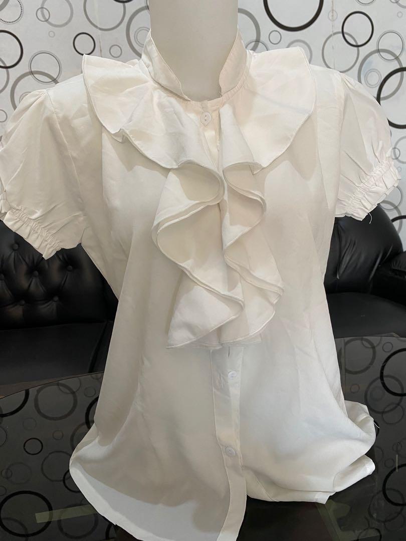 baju kantor wanita, Fesyen Wanita, Pakaian Wanita, Atasan di Carousell