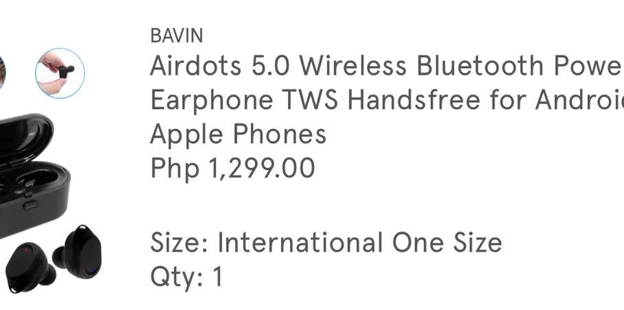 bavin bluetooth earphones