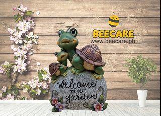 BeeCareph Mother and Child Turtles on Stone Home Decoration