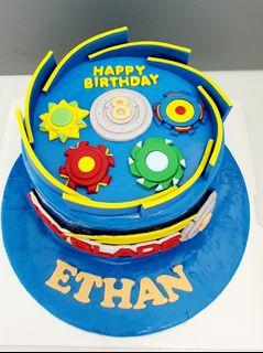 Printable Beyblade Cake Topper Beyblade Birthday Party Cake - Etsy