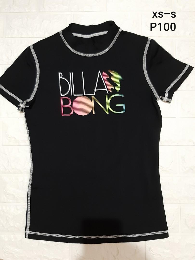 Billabong rash guard, s, Women's Fashion, Swimwear, Rash guard on Carousell
