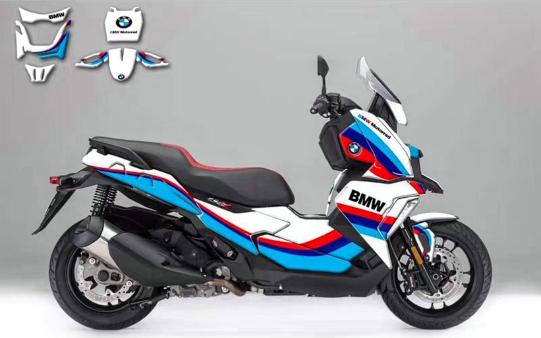 BMW C400X FULL DECAL KIT, Motorcycles, Motorcycle Accessories on Carousell