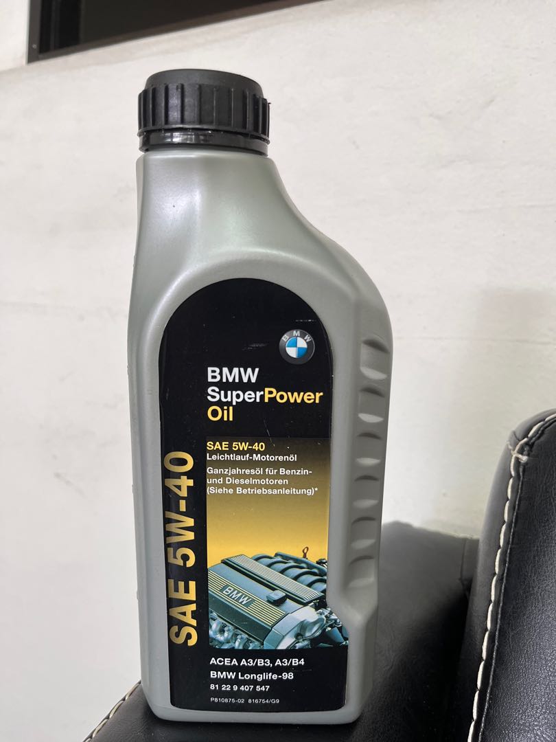 BMW synthetic engine oil 5W40, Car Accessories, Accessories on Carousell