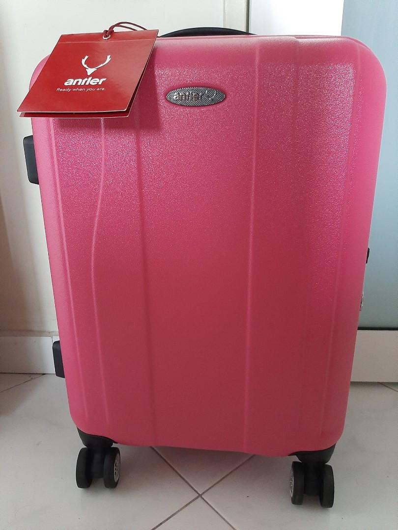 Pink 2025 antler suitcase
