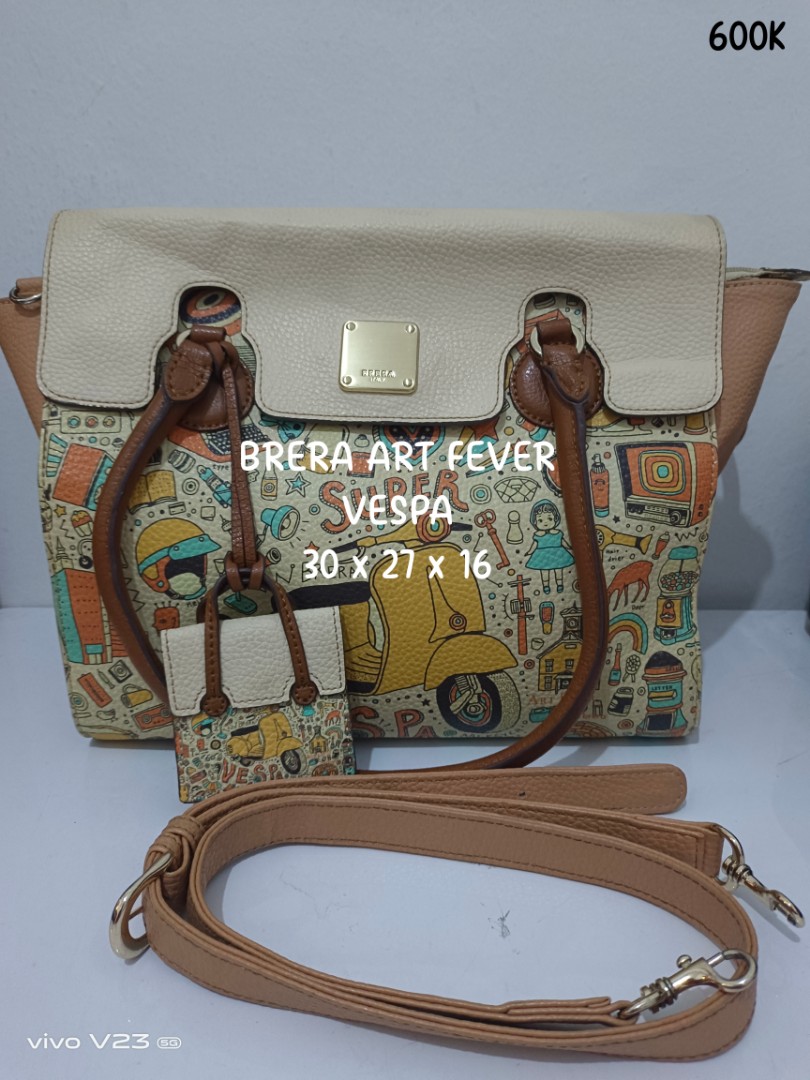 Art Fever Brera Italy Bag, Fesyen Wanita, Tas & Dompet di Carousell