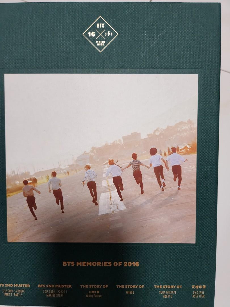 BTS Memories of 2016 with photocard, Hobbies & Toys, Memorabilia 