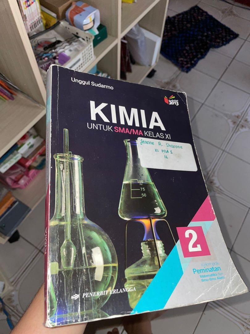 Buku Cetak Erlangga Kimia kelas 11 SMA, Buku & Alat Tulis, Buku