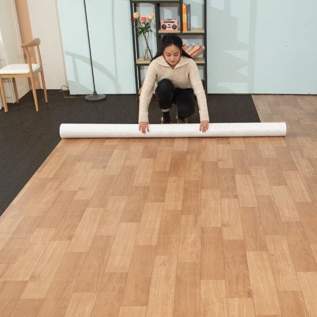 2*2.5m Carpet Vinyl Floor Cement Floor Stickers Directly Spread