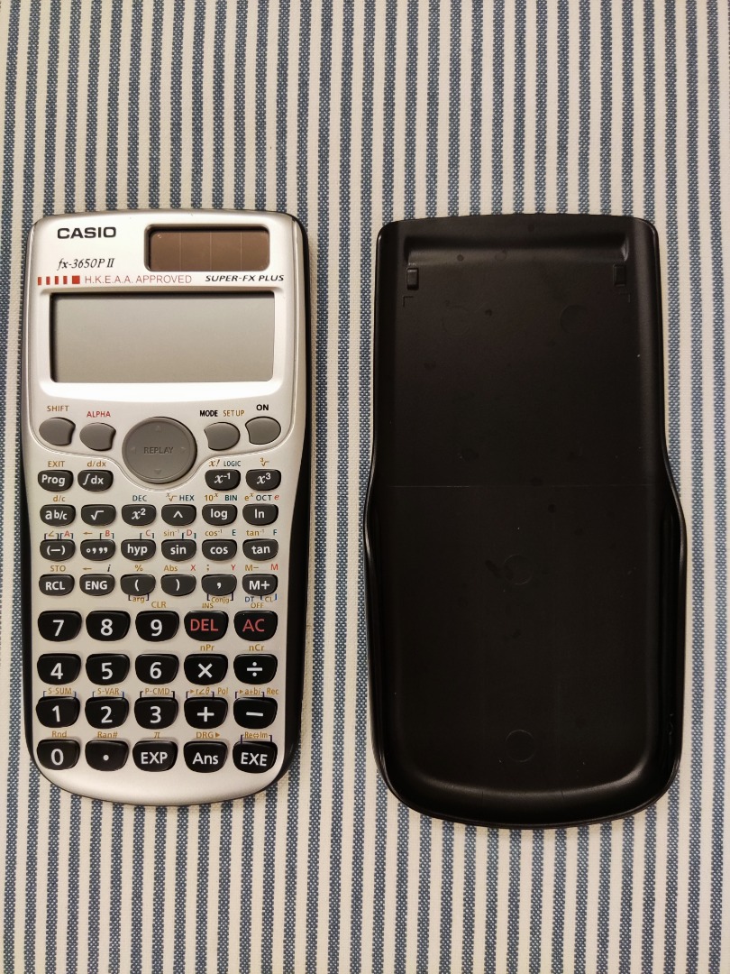 Casio Fx3650p Ii Repair Calculadora Programable Casio FX-3650P II -  Pantalla Dual Y Solar Calculadora Cientifica Casio Blanca