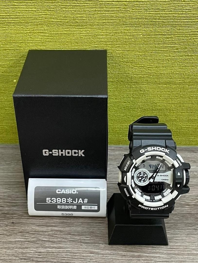 Casio G-Shock GA-400 (5398) Black & White, Men's Fashion, Watches