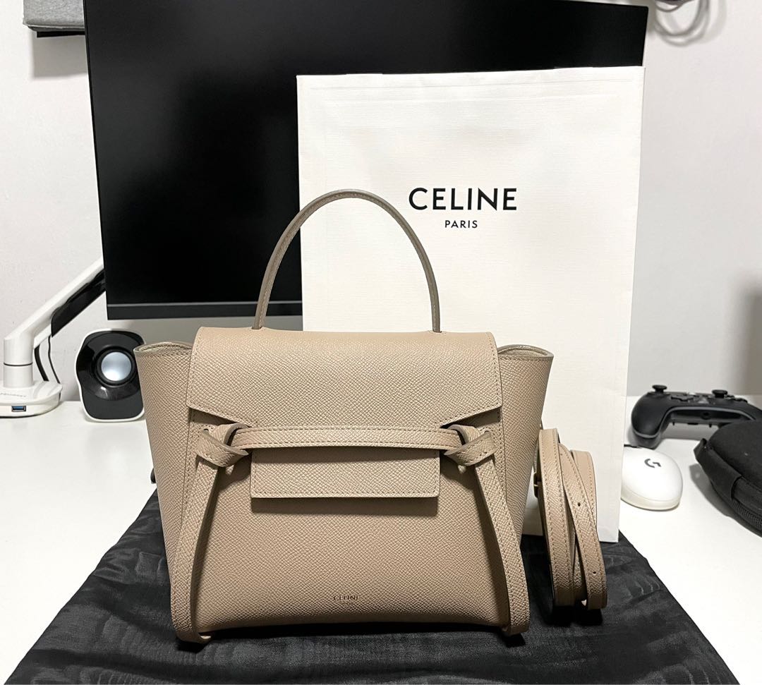 Celine belt sales bag nude