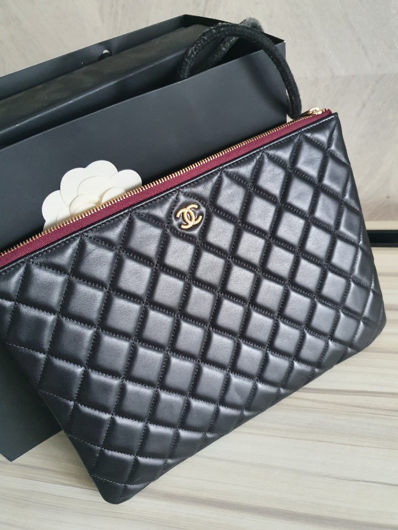 Chanel mini o case pouch, Women's Fashion, Bags & Wallets, Purses & Pouches  on Carousell