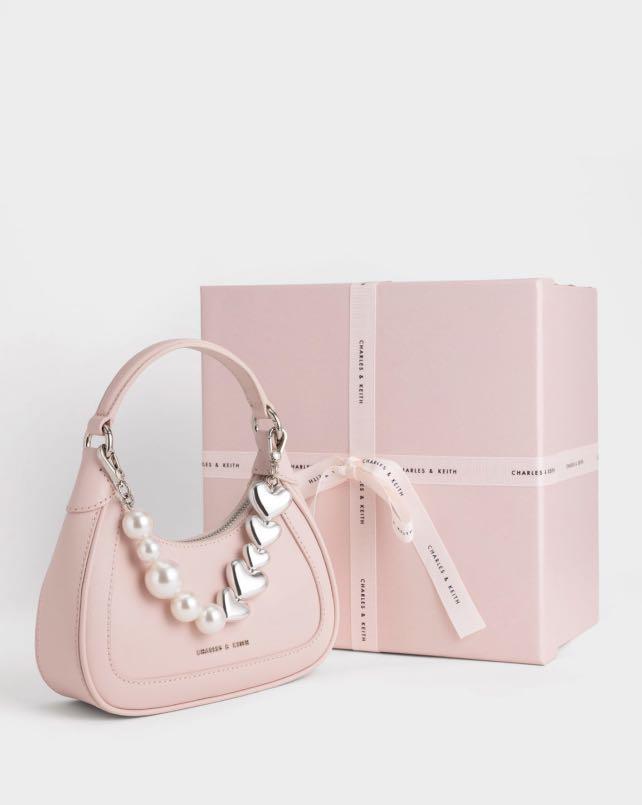Charles and keith on sale limited edition pink bag