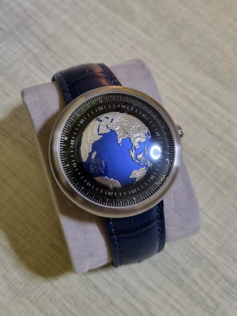 Ciga Design Blue Planet Steel, Luxury, Watches on Carousell