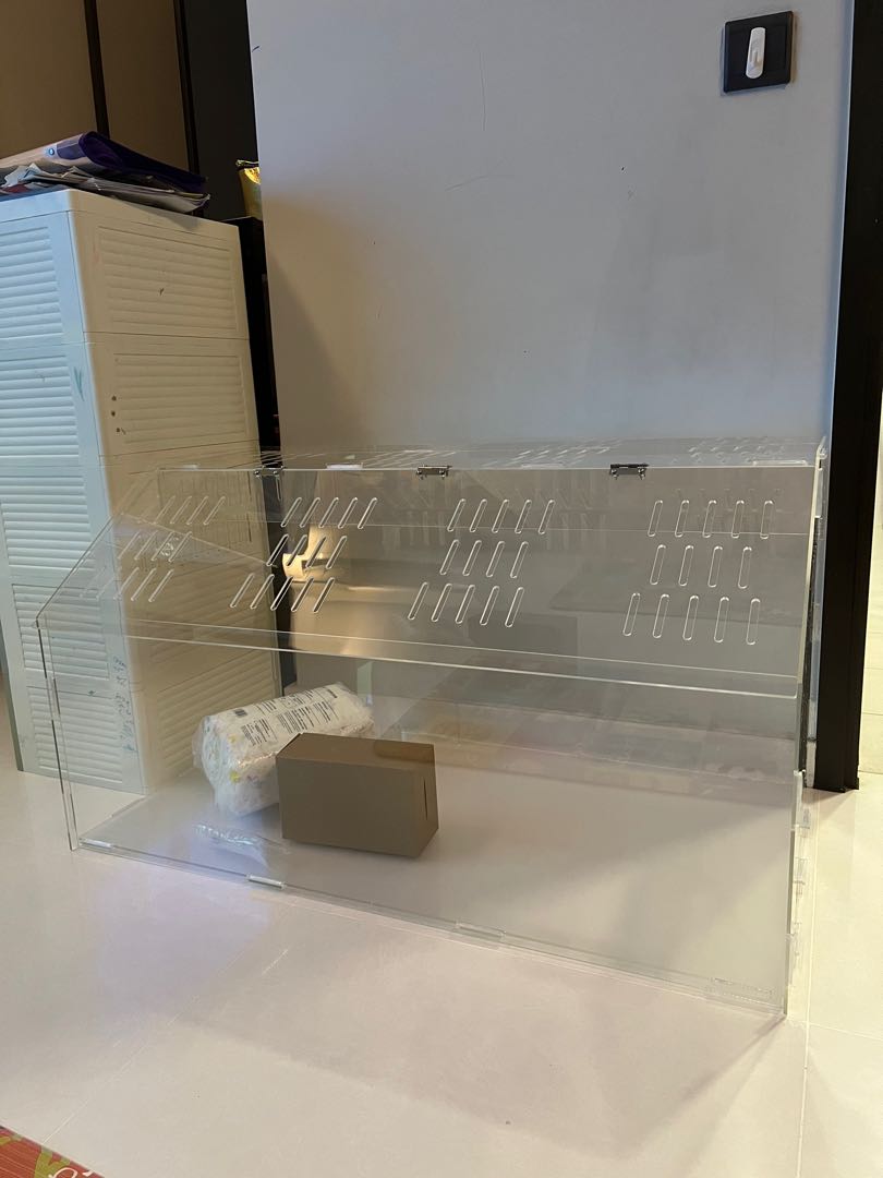 Clear Acrylic Hamster Cage, Pet Supplies, Homes & Other Pet Accessories ...