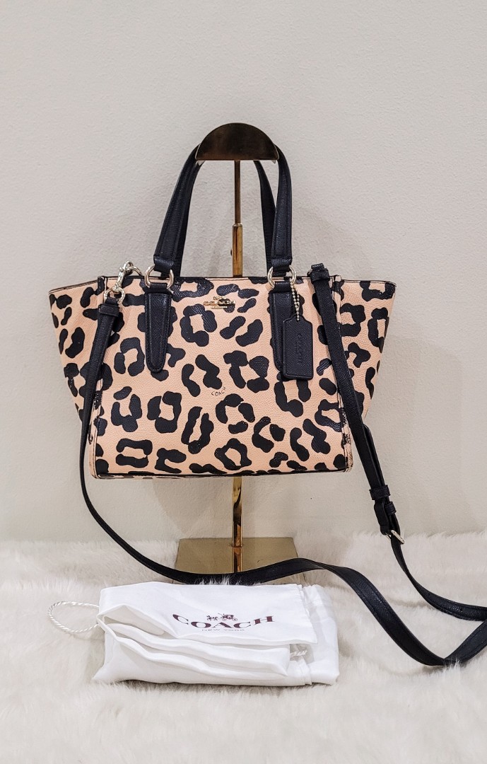 Coach Cheetah Print Crossbody Bag, Luxury, Bags & Wallets on Carousell