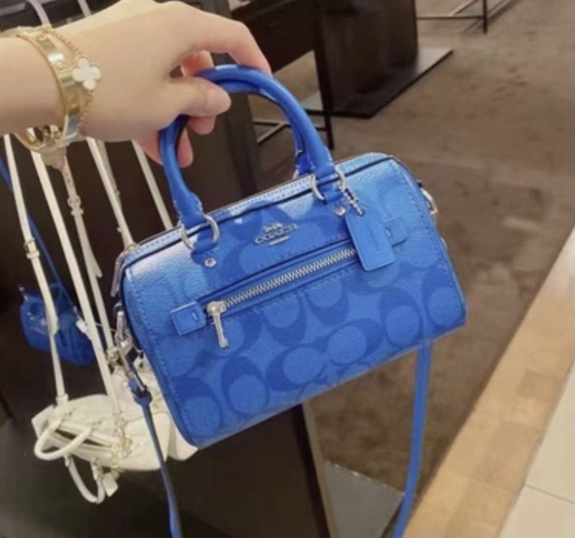 Coach mini sales boston bag
