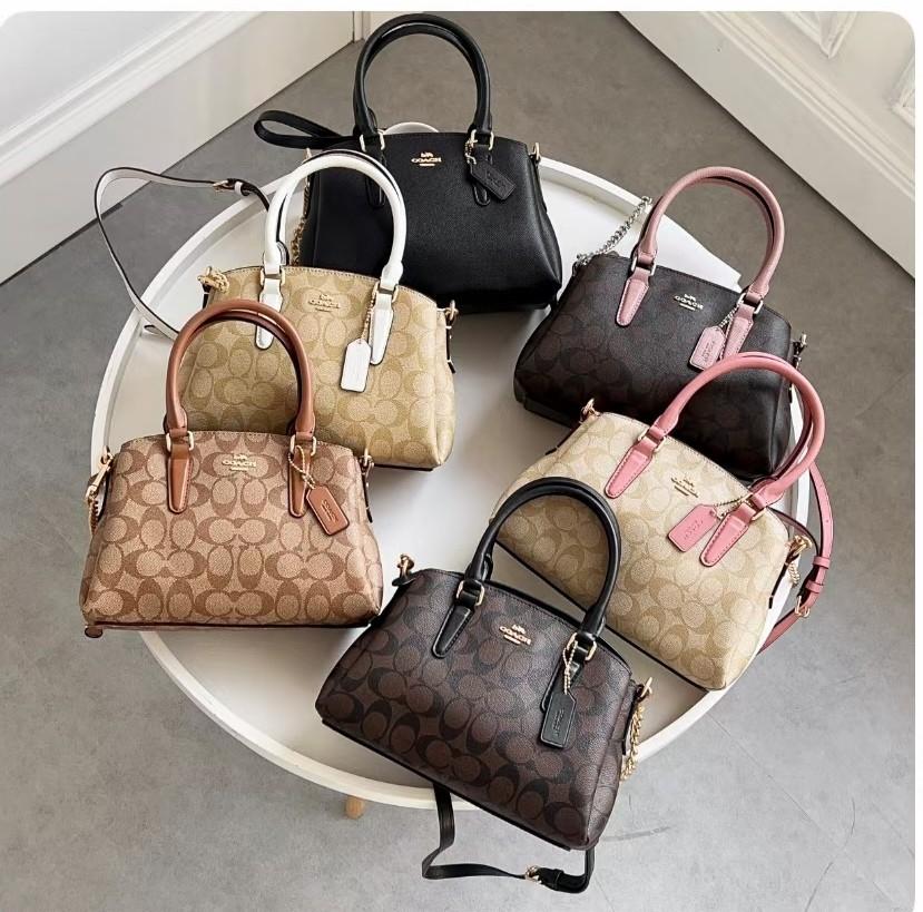 Coach signature clearance mini sage carryall