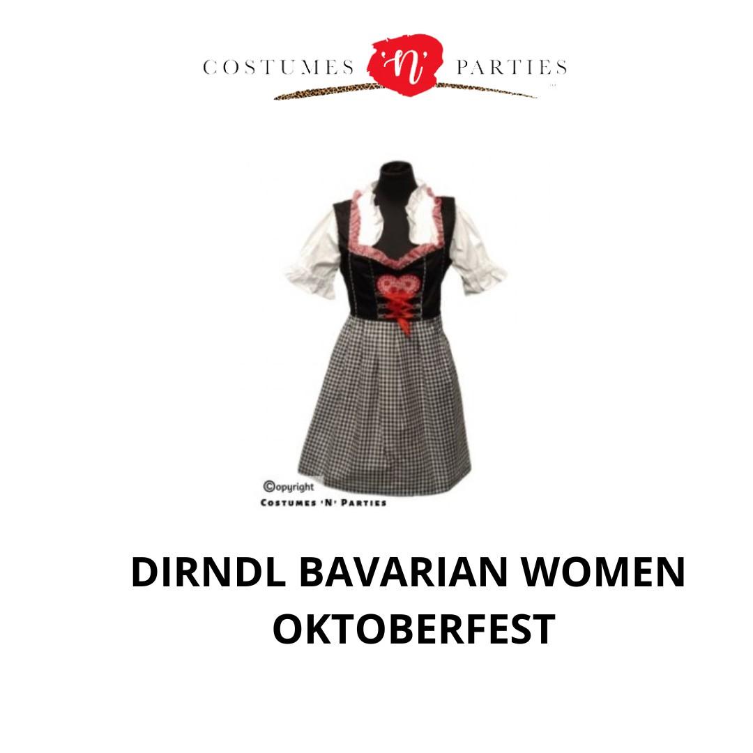 Classic Oktoberfest Dirndl Dress Women