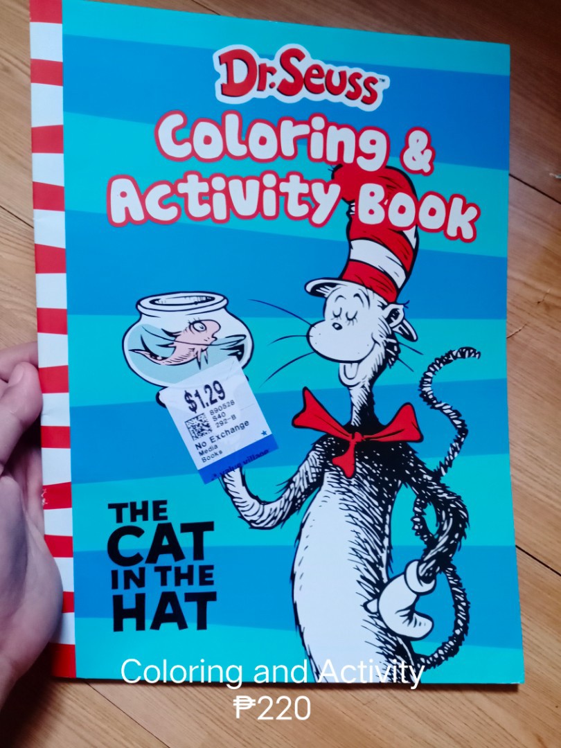Dr Seuss Coloring & Activity Book, Hobbies & Toys, Books & Magazines