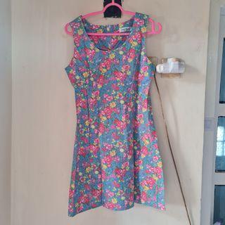 Dress slim flower