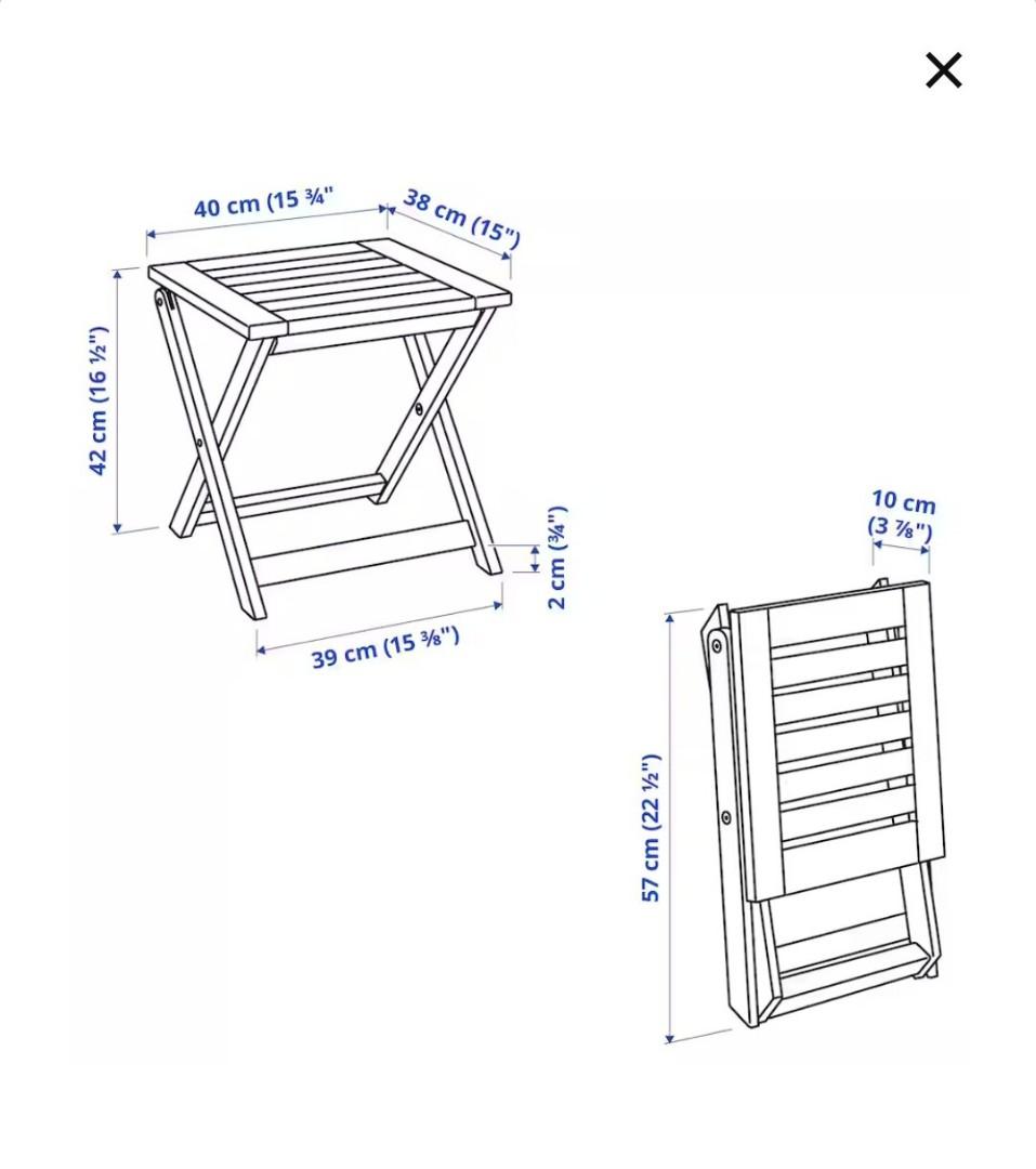 Folding Stool, Furniture & Home Living, Outdoor Furniture on Carousell