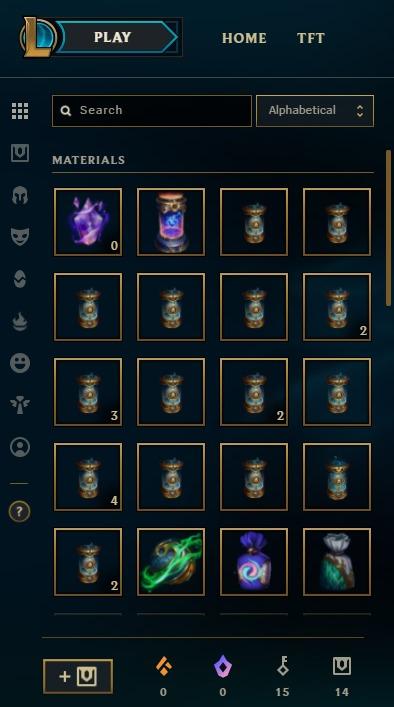  LoL smurf accs, 30 lvl, capsules, 60k BE for PSC