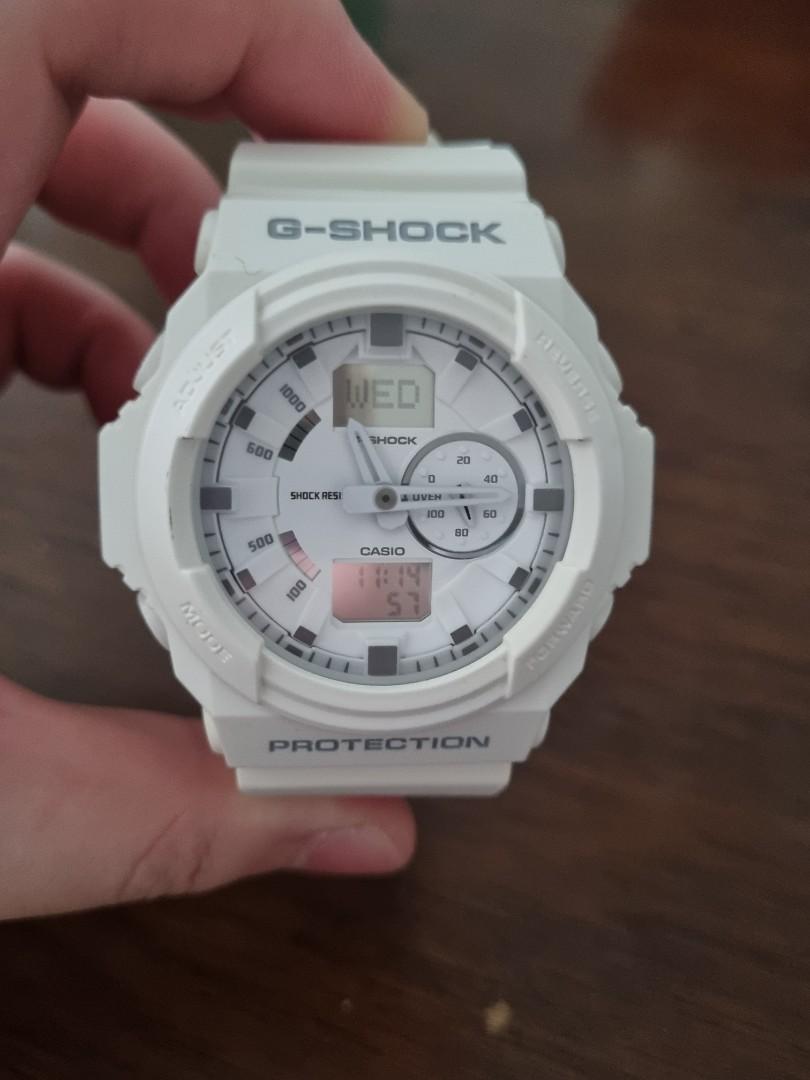 White g shock mens discount