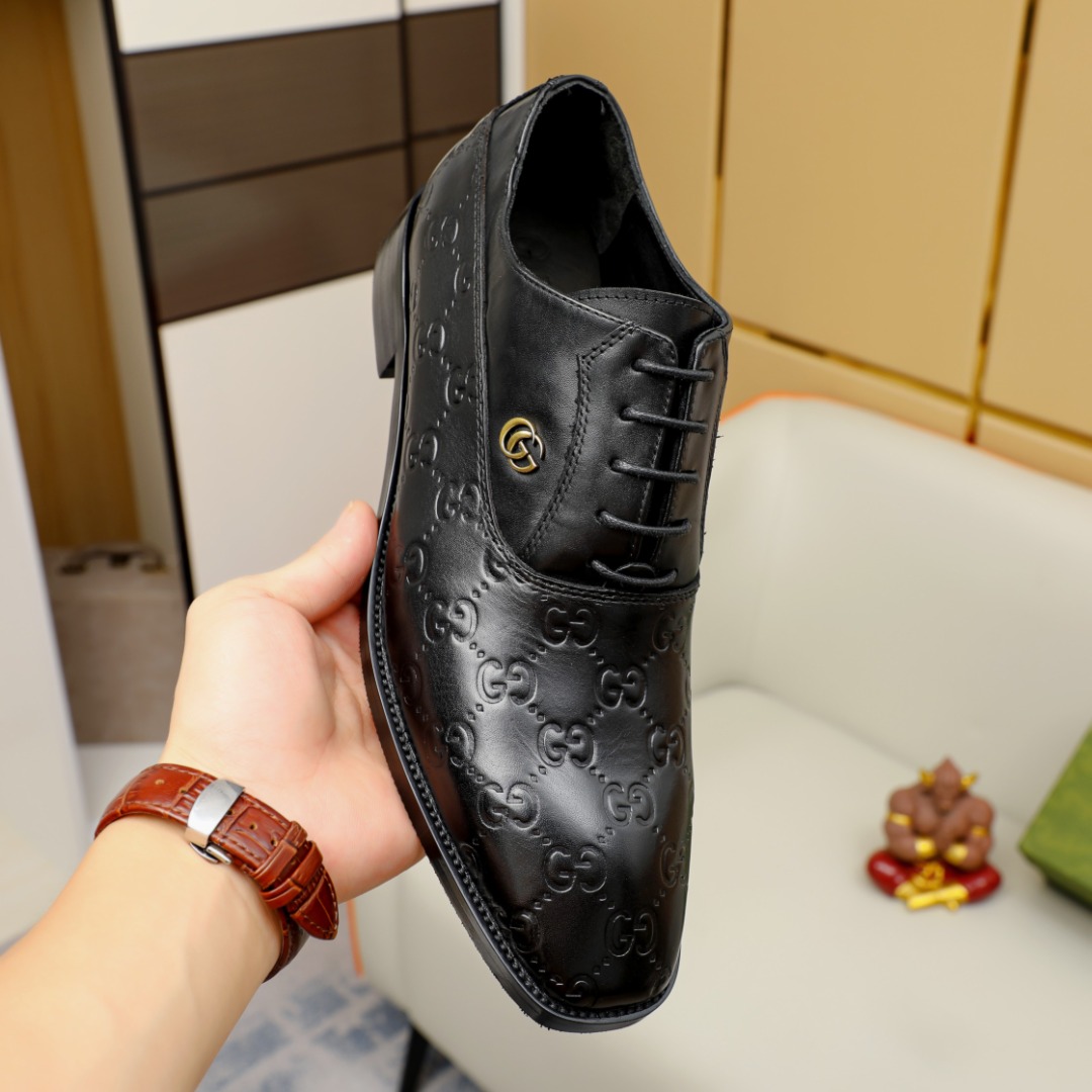 Gucci men s business dress leather shoes Men s Fashion Footwear