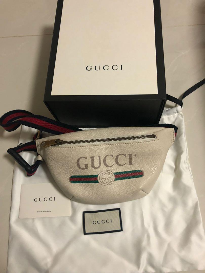 Gucci bum bag white new arrivals